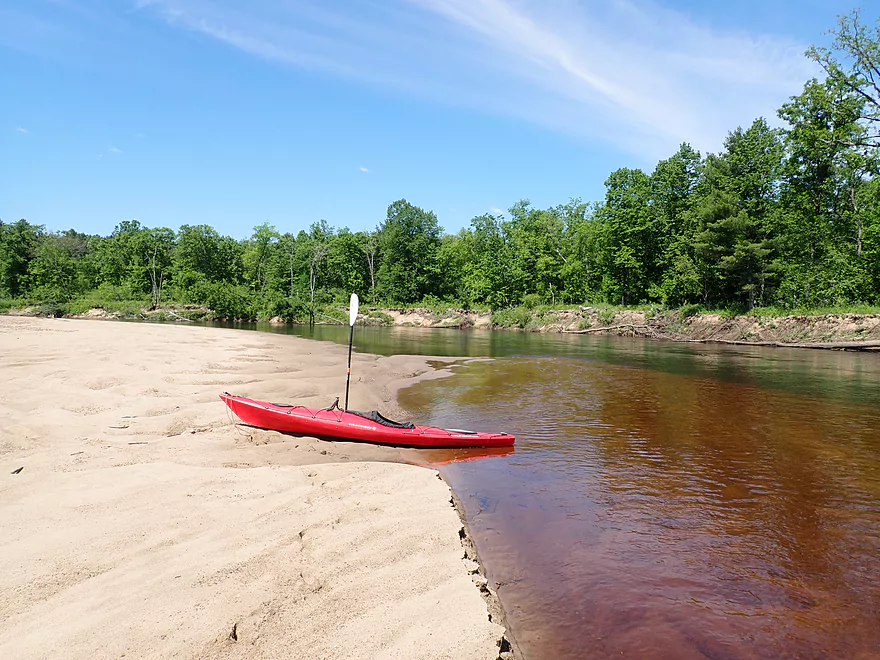 The Eau Claire River is losing sand, and it's a good thing